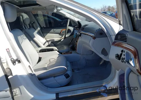 2002 Mercedes-Benz S 500 из США, поврежденный, VIN WDBNG75J32A293965